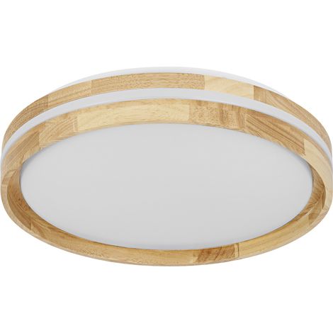 Osram LED-Deckenleuchte Orbis Noemi Wood Ø 38 cm24 W Holzdekor dimmbar warmweiß (1/3)