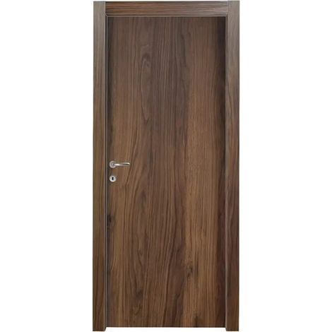 Innertür in vertikaler Walnuss-Eiche-Optik - 80 x 210 cm (1/3)