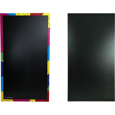 Ardoise noire avec une face modèle moderne de dimensions 94 x 52 cm (1/5)