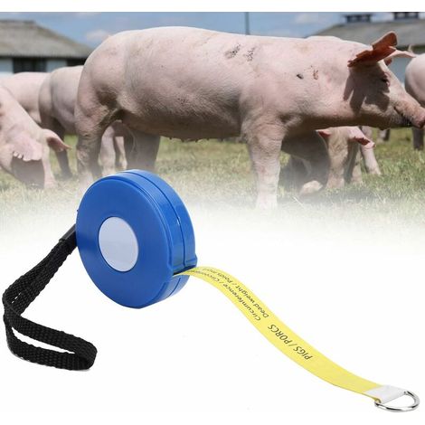 Mètre ruban pour peser les bovins et les porcs, 2,5 m, matériel agricole pour l'élevage (1/5)