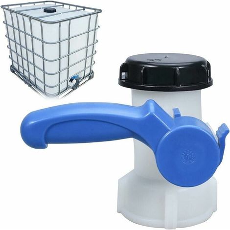 for 1000L IBC Tank, S60x6 Aluminum Float Nut Shut Off Valve MUMU (1/4)