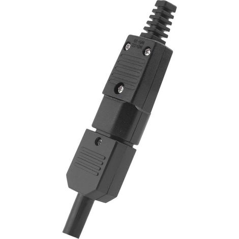 250 V, 10 A, IEC 320-Netzanschluss, C14-Stecker auf C13-Buchse (1/5)