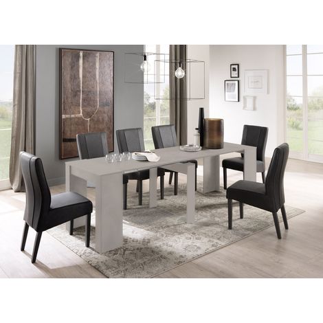Table console extensible contemporaine Eleonore (1/2)