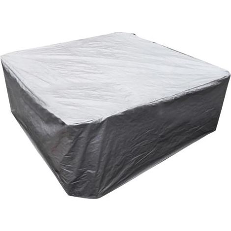 BEBUSINGOTO Baignoire Spa Piscine intérieure et extérieure Housse de Meuble Couverture de Protection Housse étanche et Anti-poussière 240  240  85 cm (1/5)