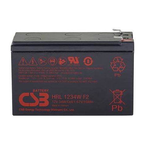 eaton HRL 1234W batterie VRLA 12 volts 8.5 Ah AGM (1/2)