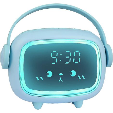 Réveil numérique pour enfants, bleu (1/5)