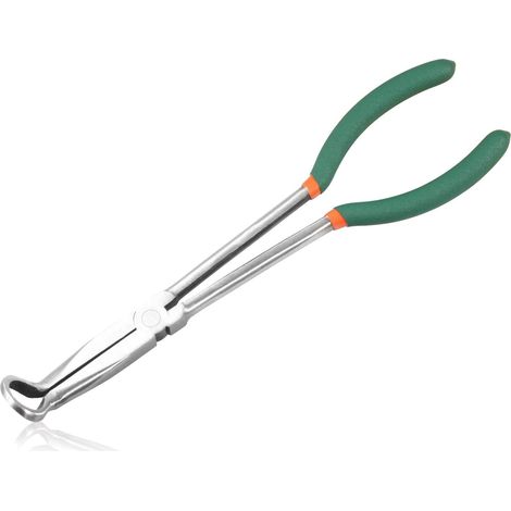 Pince à poignée de tuyau de 28,9 cm de long - Pince de retrait de fil de bougie d'allumage automobile avec mâchoires dentelées - Pince de retrait de coffre pour bougie d'allumage de voiture (1/5)