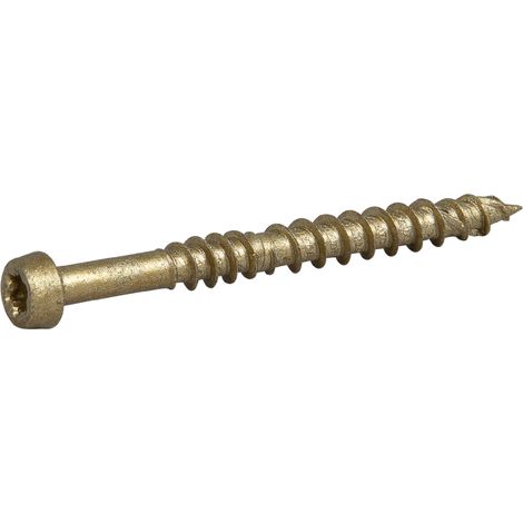 Tornillos para tarimas ESSVE ESSDECK MAX para tablas de madera CorrSeal 4,8 x 55 mm, 250 unidades