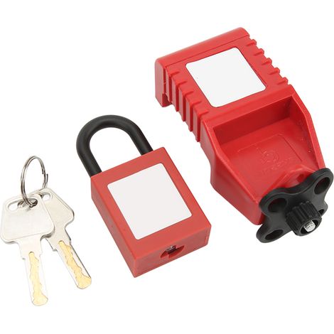 Cadenas en nylon de 25 mm pour disjoncteur - Dispositif de verrouillage et de consignation - Protection contre les chocs électriques
