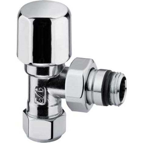 Valvola d'arredo a squadra cromata 1/2 x 24-19  Arteclima