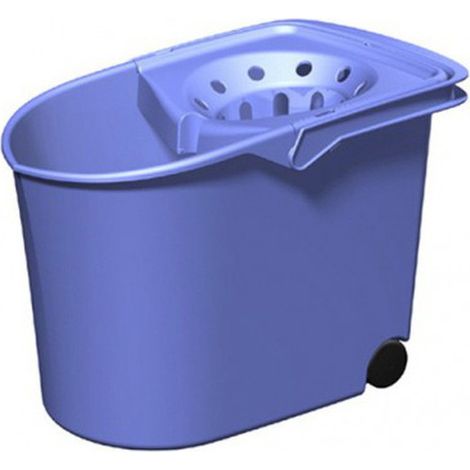 Cubo de Fregar con Escurridor Tatay Con Ruedas Azul - 11032.00 (1/2)