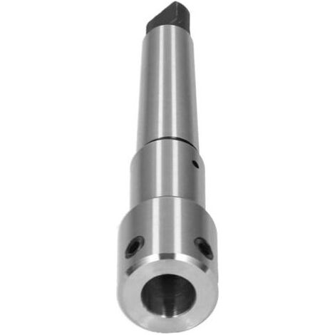 Adaptateur de Tige Weldon Mt3 pour 3 4 Mandrin de Perceuse en Acier argenté Tonnelle Tige Morse Coupe Annulaire Outil de Quincaillerie Industrielle Mt3‑19.05Mm (1/4)