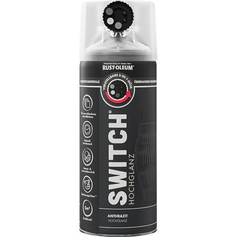 Rust-Oleum Sprühlack Switch 400 ml anthrazit hochglanz Lackspray