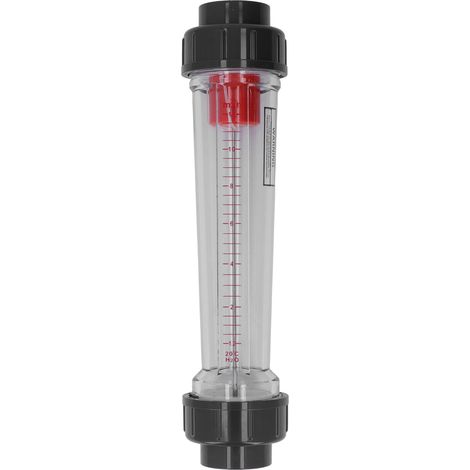 Débitmètre de liquide à tuyau, débitmètre à Tube en plastique Transparent de haute précision 1,2 à 12 m³ par heure