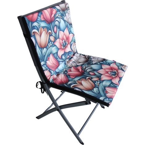 Wasserdichtes Kissen für TIP-Stuhl mit Rückenlehne 80x40 cm Zoe (1/5)