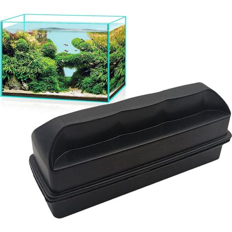Brosse Magnétique Pour Aquarium - Double Face Verre Jusqu'à 12 mm - Nettoyage Algues Sans Vidange - 1 Pièce (1/5)