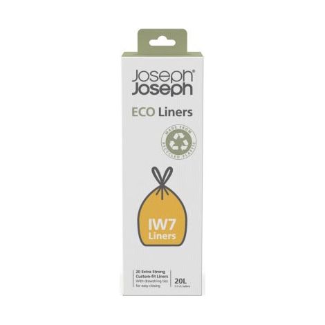 Juego de 20 bolsas de basura Joseph Joseph Eco Liners de 20 l con asas