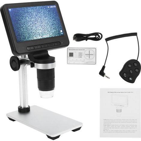Microscope Électronique 5 pouces 1080P HD USB Loupe Numérique Kit d'Inspection et de Maintenance (1/5)