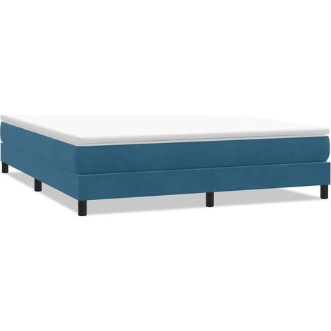 Maison Exclusive - Sommier à lattes de lit sans matelas bleu foncé 180x220 cm (1/5)