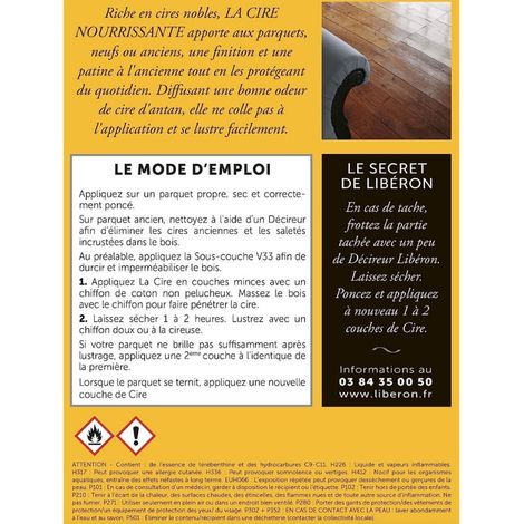 Cire Nourrissante Parquet LIBÉRON Chêne clair 1 L (1/4)