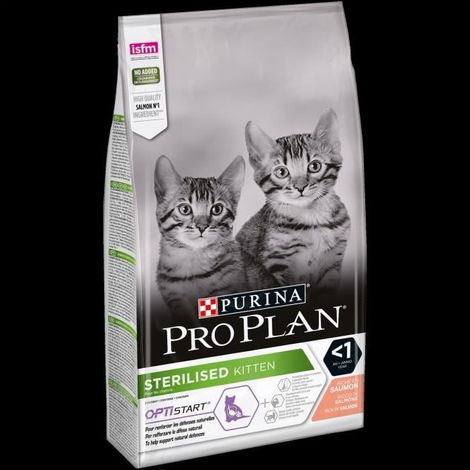 Croquettes pour Chaton, Riche en Saumon 1.5kg HEALTHY START Pro Plan - Purina (1/4)