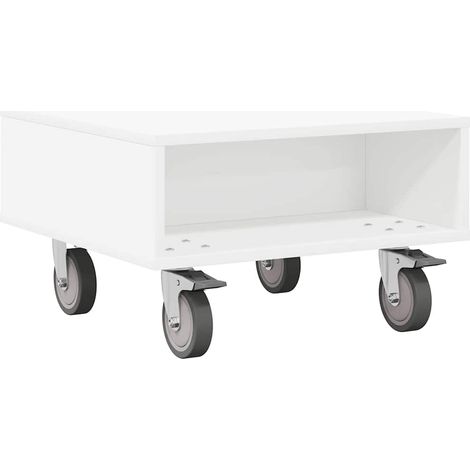 Maison Exclusive - Mesa Lateral con Ruedas 50,5 x 50 x 30 cm Made