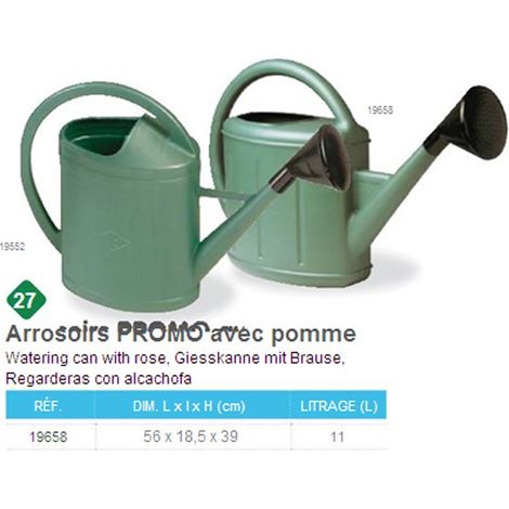 Regadera de jardín de 11 litros - Eda