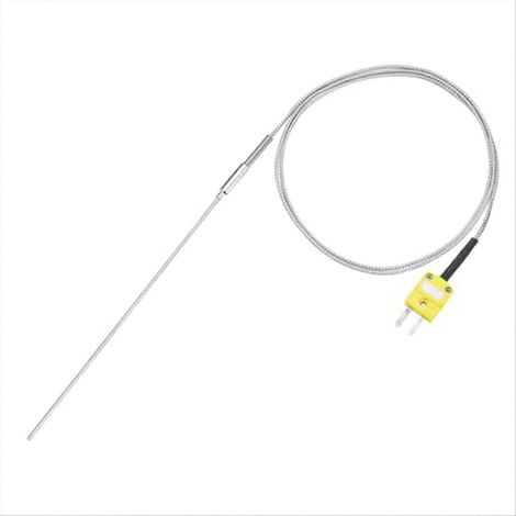 Thermocouple de type K avec fiche, sonde de température pour compteur -50 à 1100 °C, câble de 1 m (1/5)
