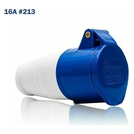 1pcs IP44 Prise Industrielle Connhésion Prise CEE 240V 32Ampères 213 3 Broches Femelle Prise pour Caravane Roulotte de Camping Industriel (1/5)