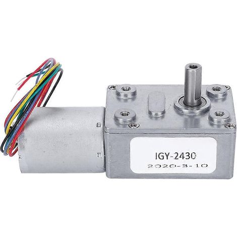 12V DC Drehzahlreduzierender Schneckenmotor, selbsthemmend, reversibel, elektrische Teile (6 U/min)