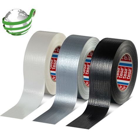 tesa Duct Tape,50mx100mm, mit recyceltem Träger, silber-grau (1/2)