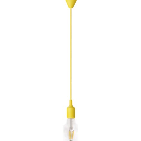 Kit colgante onlex silicona e27 amarillo (1/2)
