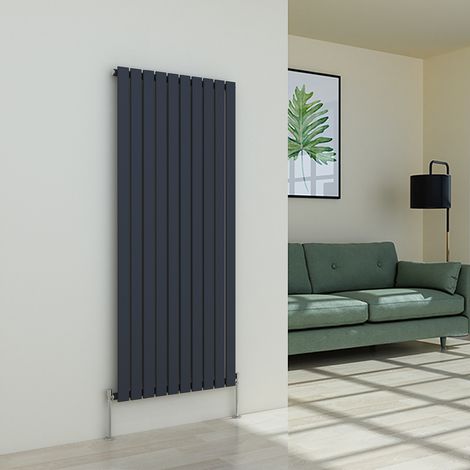 Warmehaus Flat Radiator Anthracite Vertical Single 1600x680mm (1/5)
