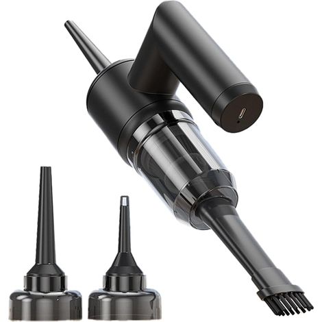 Aspirateur de Voiture 4 en 1 à Charge avec Grande Aspiration. Souffleur. Aspirateur de Ménage Noir (1/5)