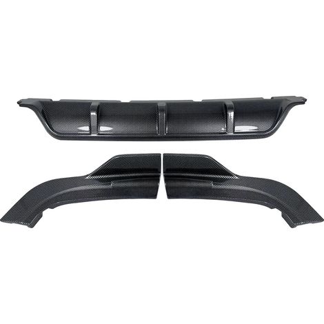 Spoiler anteriore, facile installazione, compatibile con SUV di lusso base dal 2014 al 2018, labbro posteriore in fibra di carbonio (1/2)