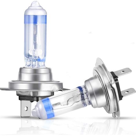 bombillas H7 de xenón de 12 V y 55 W, superbrillantes, para faros de coche, bombillas para automóviles/motos, nueva versión, luz de cruce, lámpara halógena para vehículos. (1/5)