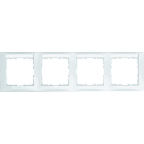 Cornice placca Berker s.1 IP20 senza viti lucida