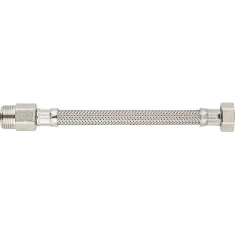 Flessibile Inox Maschio Prolungato - Femmina 1/2" - 35 Centimetri