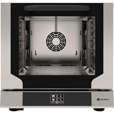 Four à convection compact Touch Screen avec humidification, 220-240V/3150W, 590x709x(H)589mm - Hendi