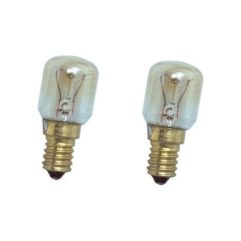Set di 2 lampadine a vite 25 W E14/SES 300 ° per Philips Oven 50288142008