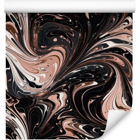 Papier peint noir et bordeaux pour salon et chambre 50x1000 cm (1/5)