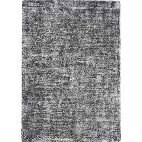 Tapis Vintage Tissé à la Main "Etna" Anthracite 120 x 170 cm (1/4)