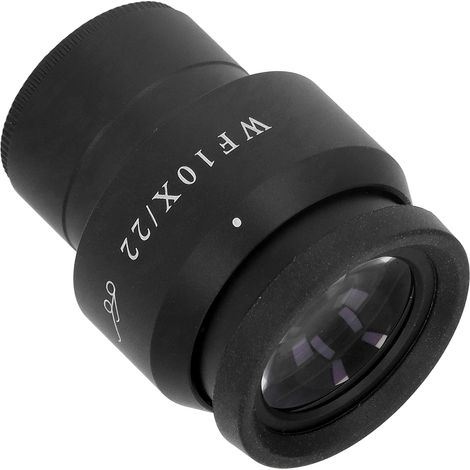 Oculaire microscope WF10X grand champ 22mm, point oculaire haut, interface 30mm pour laboratoire (1/5)