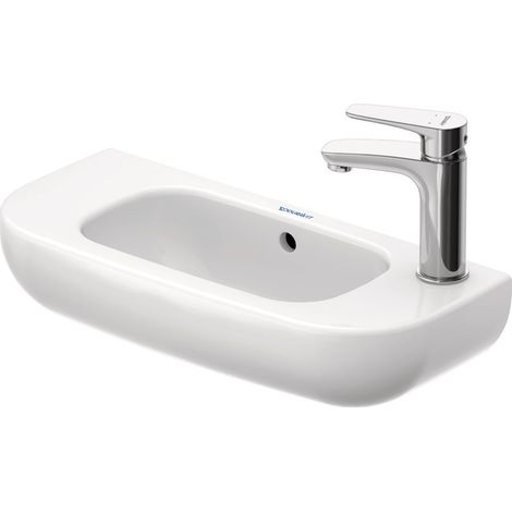 Duravit Handwaschbecken D-Code 50x22cm, m ÜL u HLB, we, Hahnloch rechts (1/5)