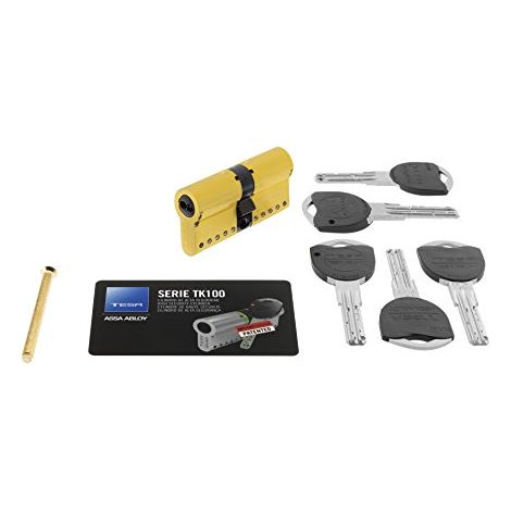 Cilindro di sicurezza Tesa Tk1 30x30 Ottonato (1/4)