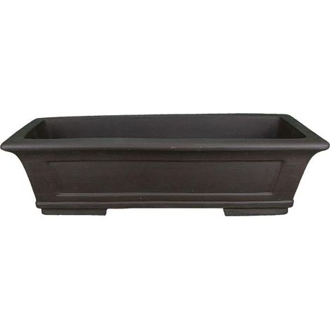 Vaso per bonsai rettangolare in gres 61x21x15,5 cm - L69