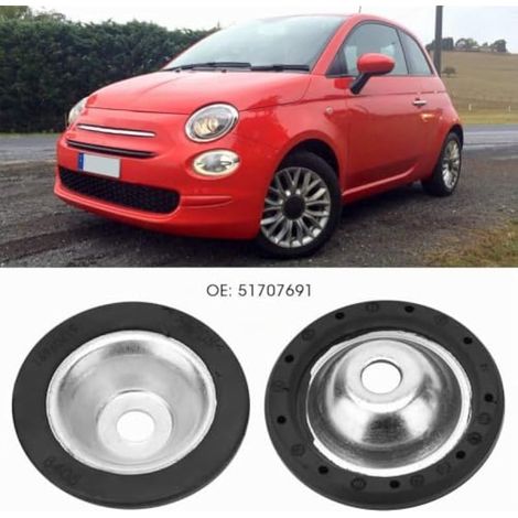 Amortisseur De Jambes De Force, 2 Pièces Plaque De Montage D'amortisseur De Jambes De Force 51707691 Adaptée Pour Fiat 500 (1/3)