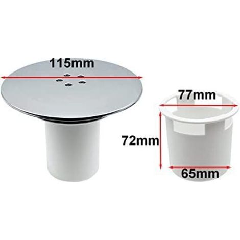 Duschablauf, 90 mm/115 mm Duschablauf, Ersatzabdeckung für Duschsiphon (1/3)