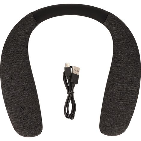 Enceinte Bluetooth sans fil EBS-908 à porter autour du cou, enceinte stéréo portable, compatible mains libres/microphone, idéale pour la maison, les activités de plein air, le sport et les voyages, no (1/5)