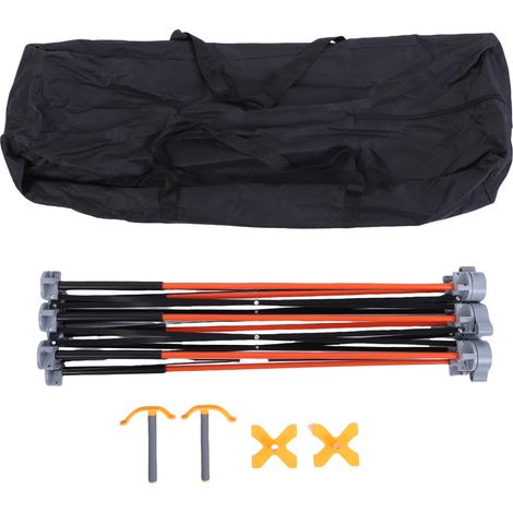Support de travail pliable Portable, mécanique, capacité de poids de 600KG, établi pliable, 6 pieds avec griffes fixes (1/5)